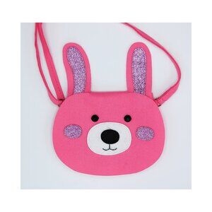 Lily and Momo Kids Bunny Handbag- Pink